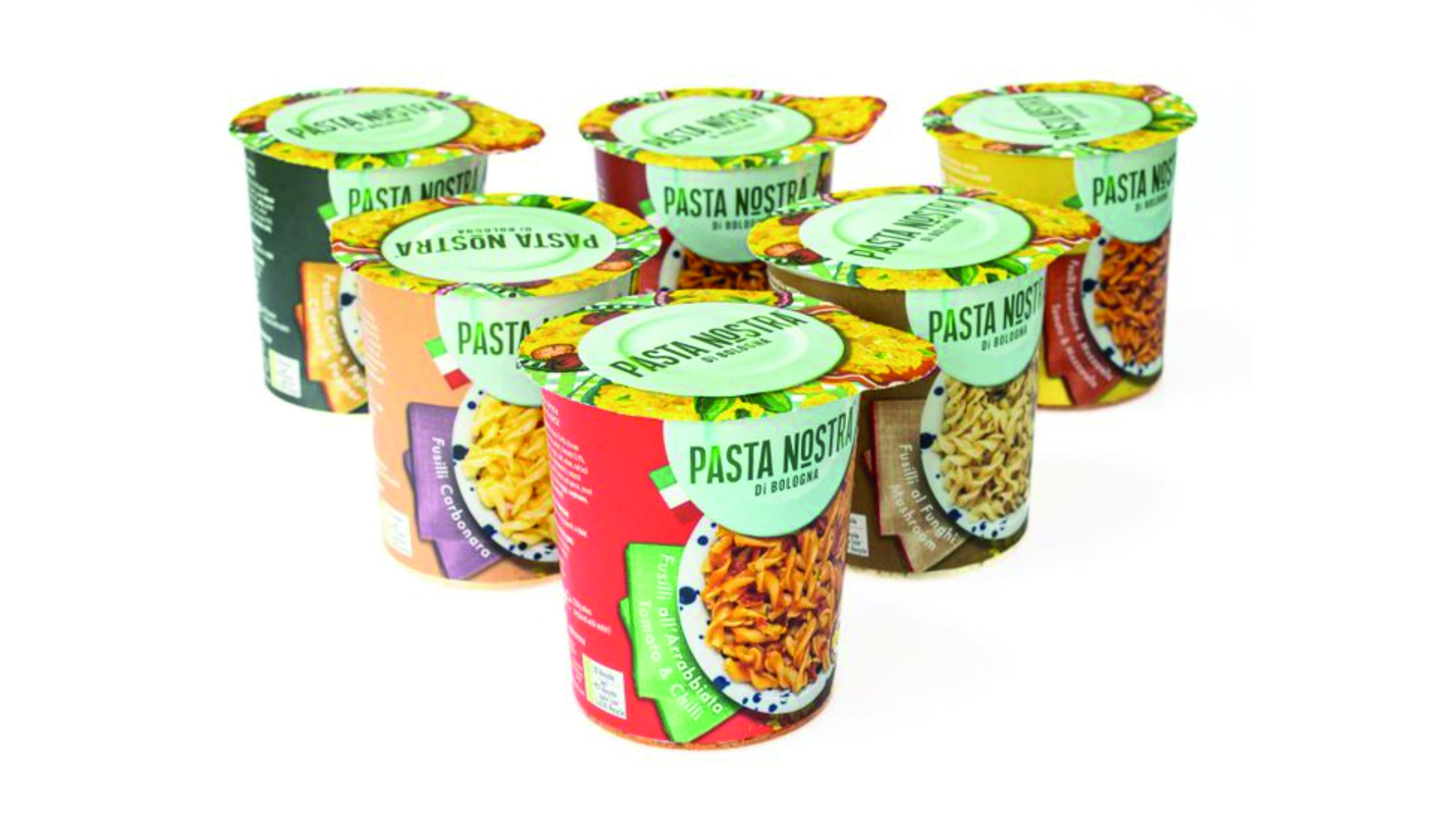 Pasta Nostra boosts instant snack market with healthy Italian pasta pots